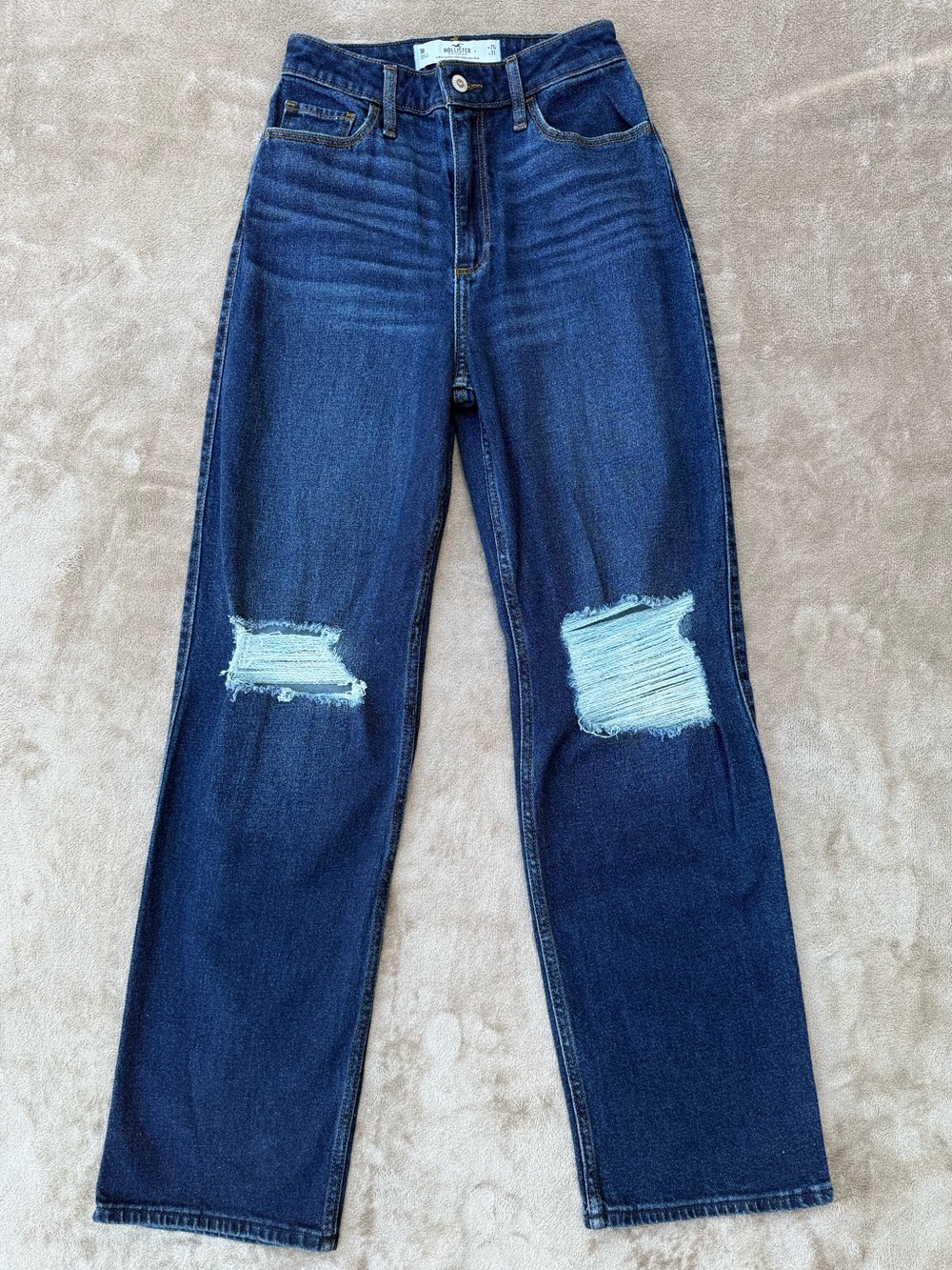 Hollister curvy ultra high-rise dad jeans
